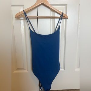 Everlane string one piece swimsuit